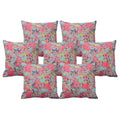 Dainty Abstract Cushion Cover Set of 7, 24x24 inches