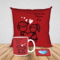 Valentine Hamper - I Love You Forever & Ever Mug & Cushion
