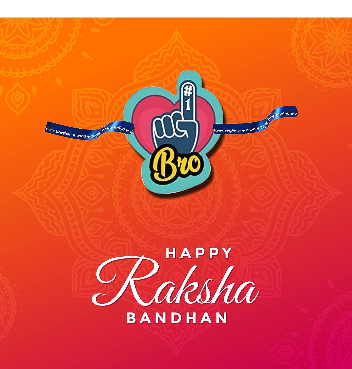 Hopcara Kids Rakhi for Brother set of 2