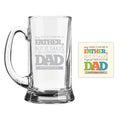 Father Dad Icon Beer Mug 580ml - Personalised Gift