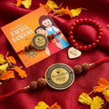 World Best Bhaiya & Bhabhi Engraved Rakhi Combo of 2