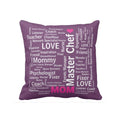 Master Chef Mom Velvet Cushion Cover - Birthday Gift for Mom 16x16