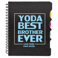Yoda Best Brother Ever A5 Notebook - Rakhi Gift, 300 Pages
