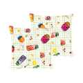 Cushion Covers Set of 2 Cute Fruit Jam Floral Print 12x12 inches