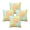 Abstract Cushion Cover Set of 4 - 20x20 inches Decor
