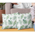 Velvet Throw Pillow Cushion Covers Set of 2, 16x16, Double-Side Print