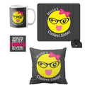 World's Coolest Sister Gift Set of 4 - Mug, Cushion, Mousepad & Coaster
