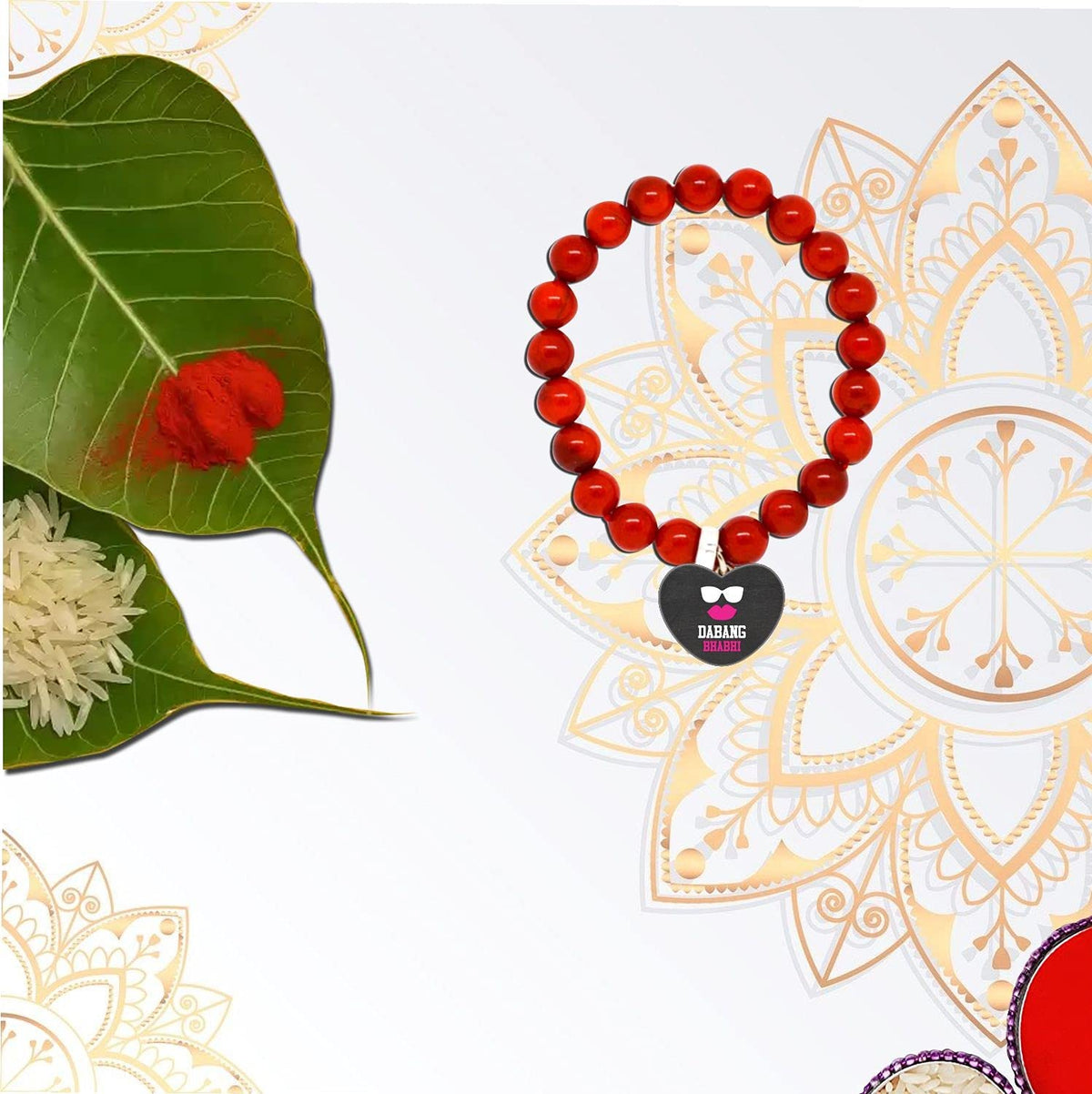 Dabang Bhabhi Beads Rakhi for Sister-in-law
