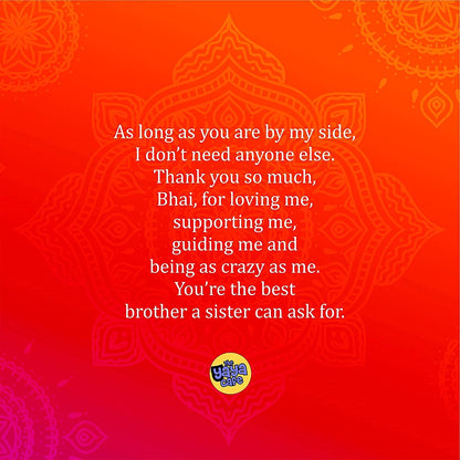 TheYayaCafe Rakhi Gift Combo for Brother Because I Have a Brother I Will Always Have a Friend, Set of 3 Ceramic Mug, Coaster and Rakhi for Raksha Bandhan, Bhai Dooj.