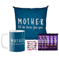 Mother's Day Chocolate Combo for Mom - Mug, Cushion, Coaster, 5 Dairy Milk