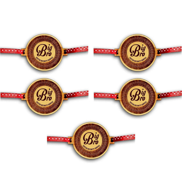 YaYa cafe Family Rakhi for Brother Engraved Big Bro Sister Security Service Brother Rakhi Raksha Bandhan