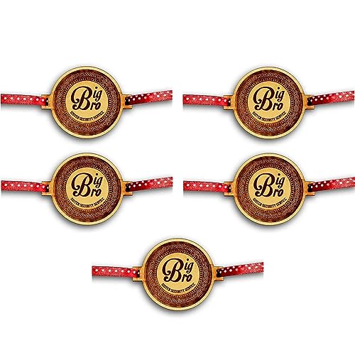 YaYa cafe Family Rakhi for Brother Engraved Big Bro Sister Security Service Brother Rakhi Raksha Bandhan