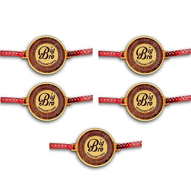 YaYa cafe Family Rakhi for Brother Engraved Big Bro Sister Security Service Brother Rakhi Raksha Bandhan
