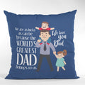 Greatest Dad Cushion Cover - 12x12 inches