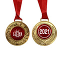Best Sister Ever Award Medal - Rakhi Bhaidooj Gift for Didi