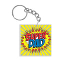 Super Dad Keychain - Personalised Father's Day Keyring