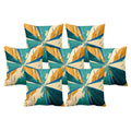 Abstract Cushion Cover Set of 7 - 24x24 inches Decor