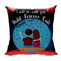 Sequin Reversible Cushion with Filler, 12 x 12 inches