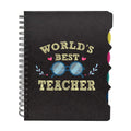 World's Best Teacher Notebook A5, 300 Ruled Pages