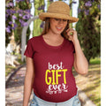 Maternity T-Shirt - Best Gift Ever Cute Graphic Print