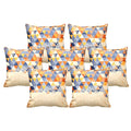 Delightfully Abstract Cushion Covers Set of 7 - 24x24 inches