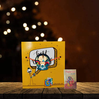 Kids Rakhi Set of 2 for Brothers - Cutiepie & Double Trouble Bro