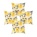 Floral Cushion Covers Set of 4 - Fantastic Printed Throw Pillows 16x16