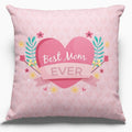 Best Mom Ever Velvet Personalised Cushion Cover