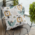 Cute Baby Lion King Velvet Cushion Cover for Kids - 16x16 Inches