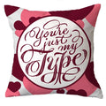 Cushion Cover You are Just My Type - Personalised Couple Gift