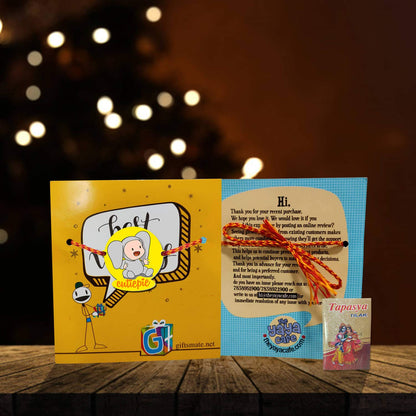 Kids Rakhi Set of 2 for Brothers - Cutiepie & Double Trouble Bro