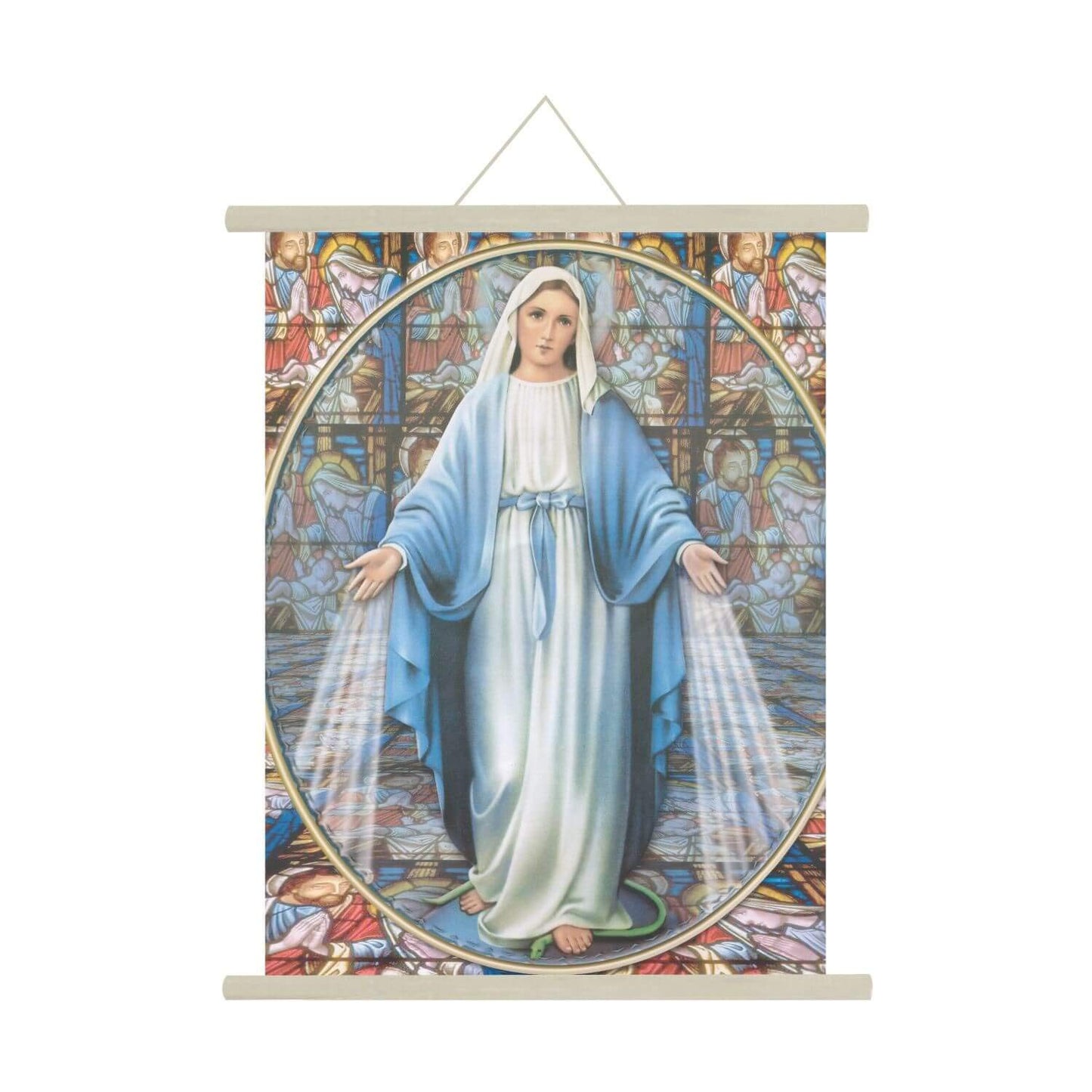 mother mary canvas wall hanging for christmas festive gifting