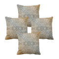 Abstract Cushion Cover Set of 4 - 20x20 inches, Living Room