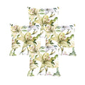 Gorgeous Floral Flowers Cushion Cover Set of 4, 24x24 Inches