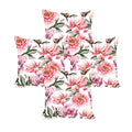 Pleasing Floral Cushion Cover Set of 4, 24x24 inches