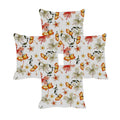 Floral Cushion Covers Set of 4 - Hibiscus Multicolour, 24x24 inches