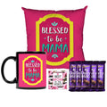 Blessed to Be a Mama Mug & Cushion Combo with Dairy Milk