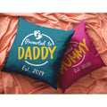 Promoted to Daddy & Mummy Personalised Cushion Covers Set of 2