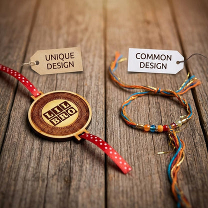 Engraved Rakhi Combo for Brothers - Best Bro, Lil Bro & Princess Set of 3