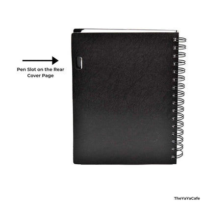 TheYayaCafe Sister Printed Wirebound Notebook A5 Size 8.5x6 Inches 300 Ruled Pages, Birthday Rakhi Bhai Dooj Gift for Sister, Sister Security Service Design for School College Office