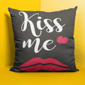 Personalised Kiss Me Cushion Cover for Couples