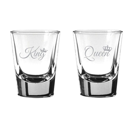 King Queen Wiskey Glass
