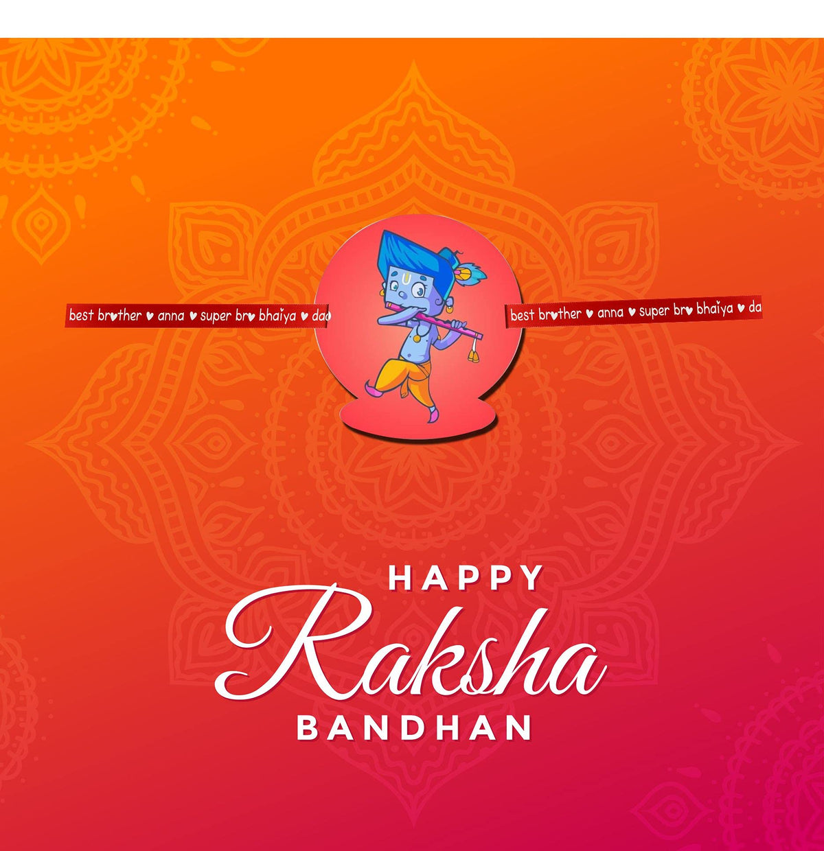 Krishna Kids Rakhi for Little Brother