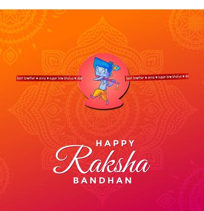 Krishna Kids Rakhi for Little Brother