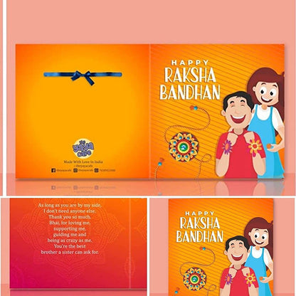 TheYayaCafe Rakhi Gift Combo for Brother Because I Have a Brother I Will Always Have a Friend, Set of 3 Ceramic Mug, Coaster and Rakhi for Raksha Bandhan, Bhai Dooj.