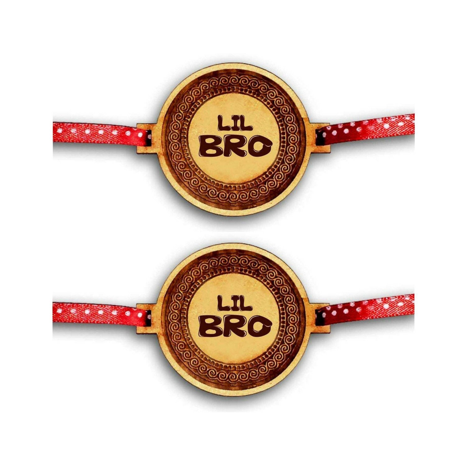 YaYa cafe Family Rakhi for Brother Engraved Lil Bro Brother Rakhi Raksha Bandhan