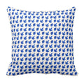 Marvelous Indigo Printed Cushion Cover, 20x20 Inch, for Home Sofa