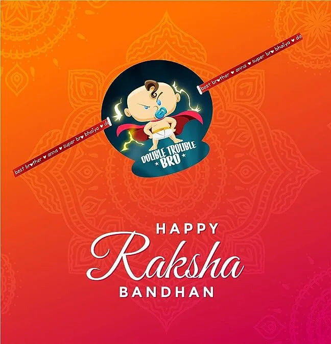 YaYa cafe Rakhi for Brother, Little Brother Printed Rakhi Raksha Bandhan