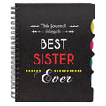 Best Sister Ever Notebook - Personalised Gift for Sister