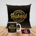 Coffee Mug & Cushion My Best Husband I Love You - Personalised Hamper